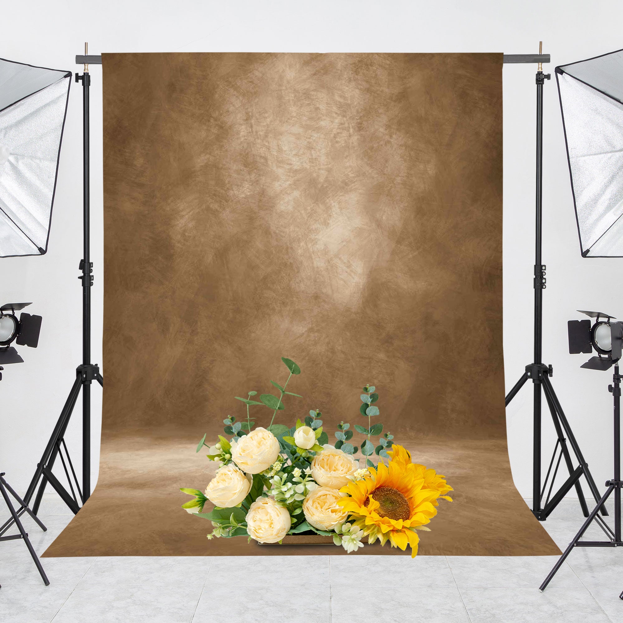 Abstract Dark Brown Professional Photography Backdrop for Adult Portrait Photo Props
