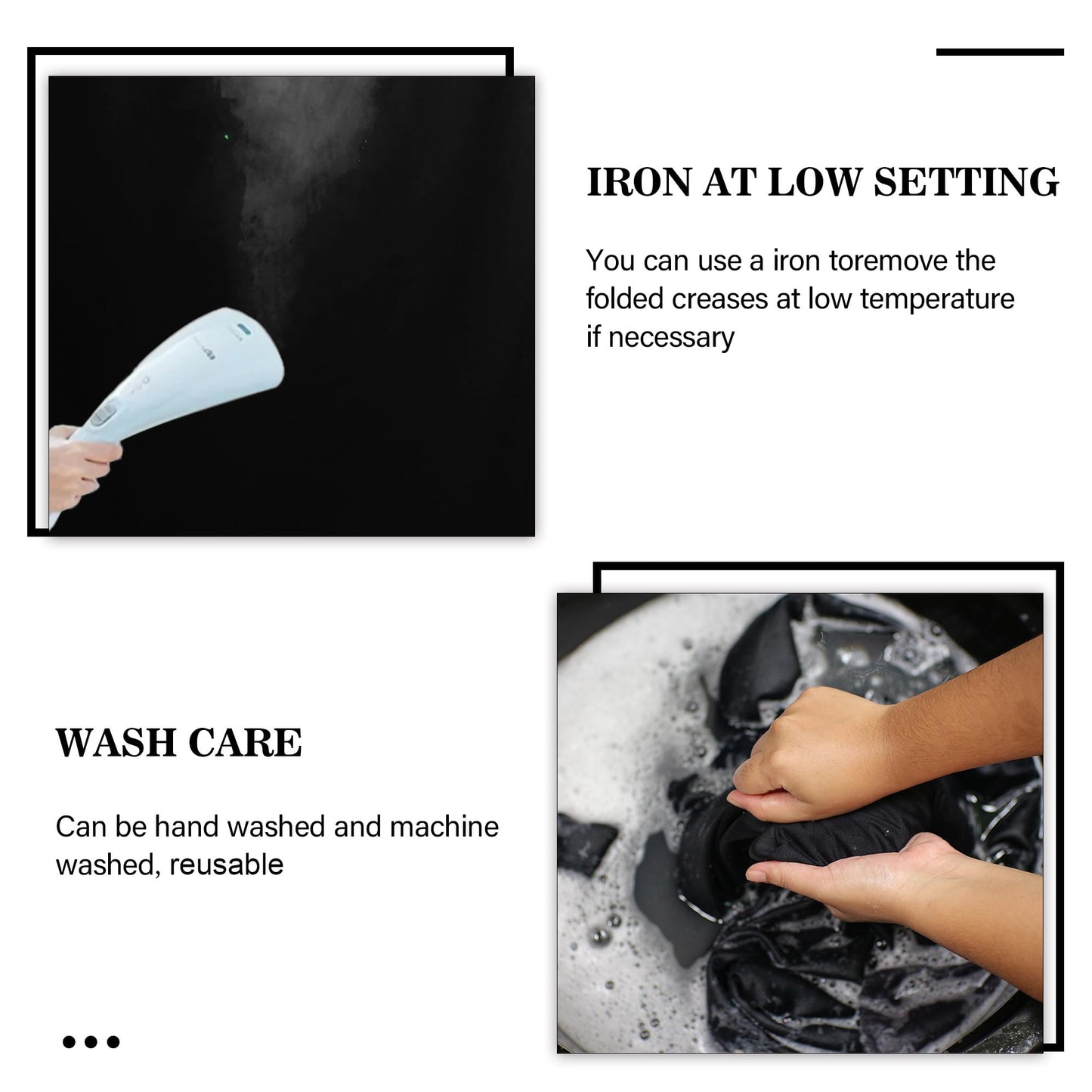 Backdrop for Photoshoot - Black Photography Muslin Curtain for Streaming,Zoom,Photo Booth,Video Recording and Parties