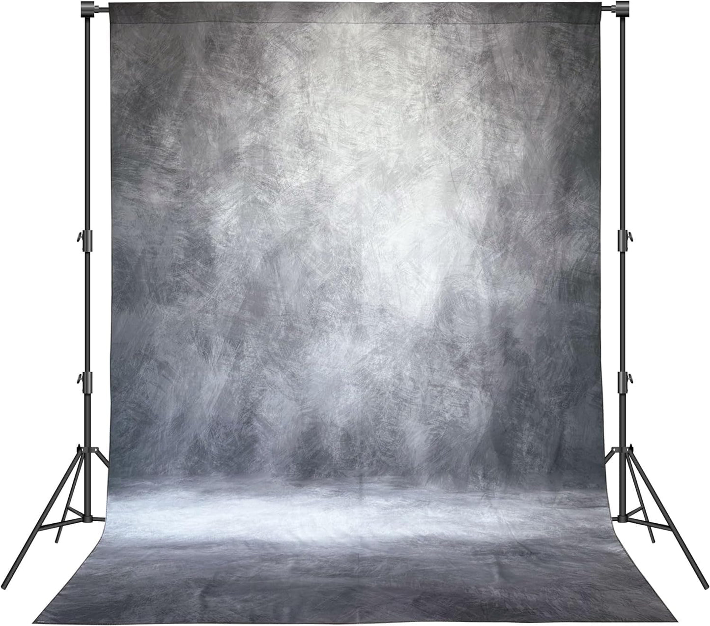 Vintage Grey Abstract Microfiber Backdrop - 8x10ft / 8x12ft Professional Studio Background