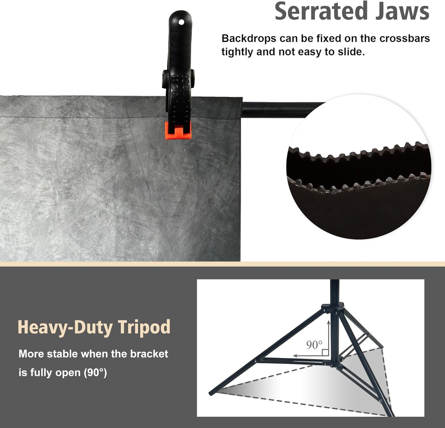 Bold Stable Backdrop Stand Adjustable Kit 10x10FT