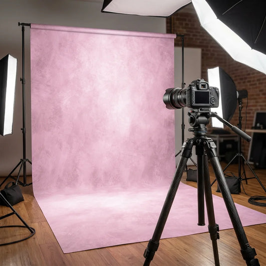 Soft Lavender Abstract Microfiber Backdrop - 8x10ft / 8x12ft Professional Studio Background
