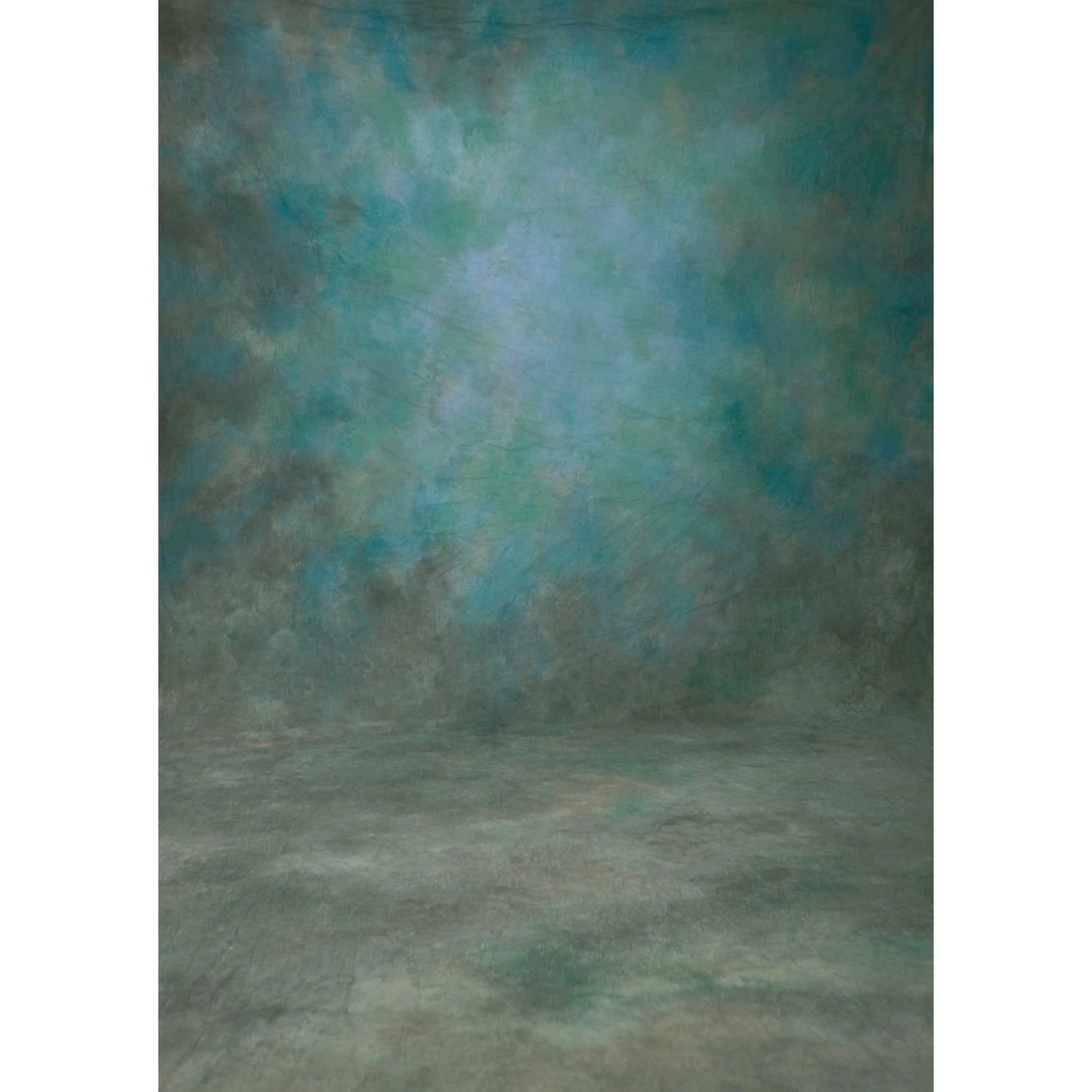 Ocean Blue Abstract Microfiber Backdrop - 8x10ft / 8x12ft Professional Studio Background