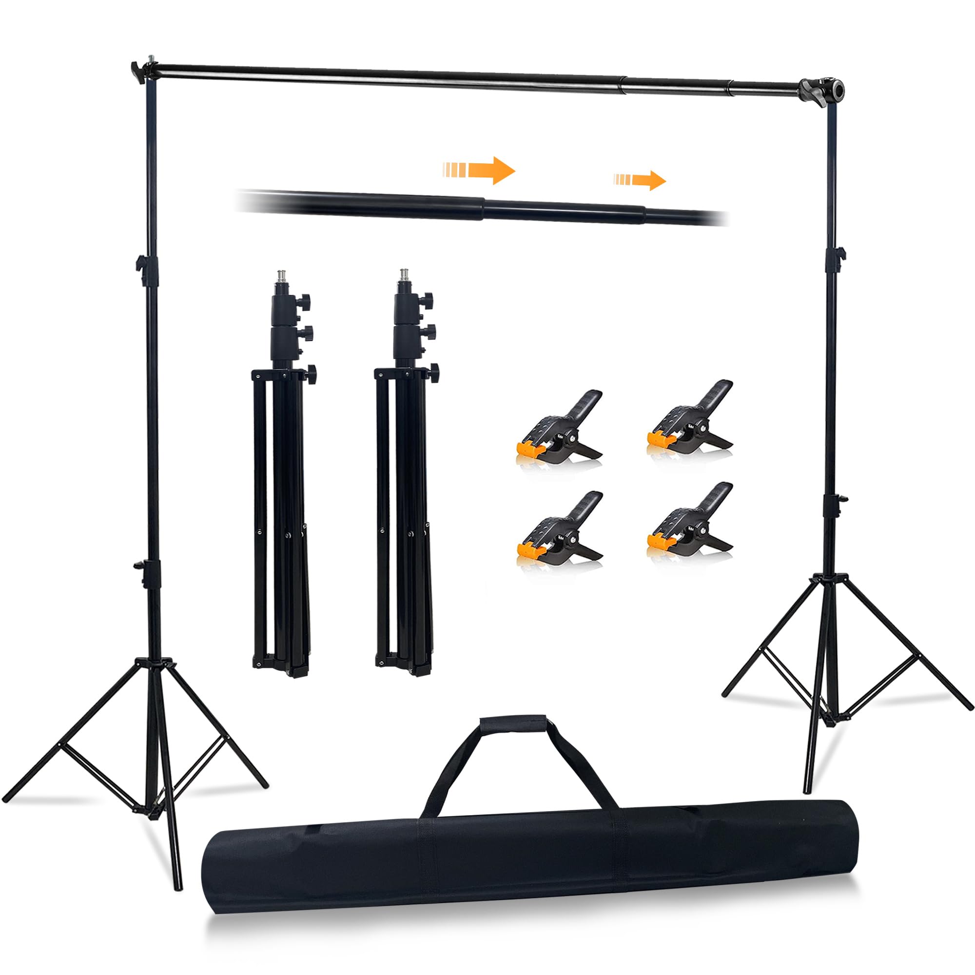 Bold Stable Backdrop Stand Adjustable Kit 10x10FT