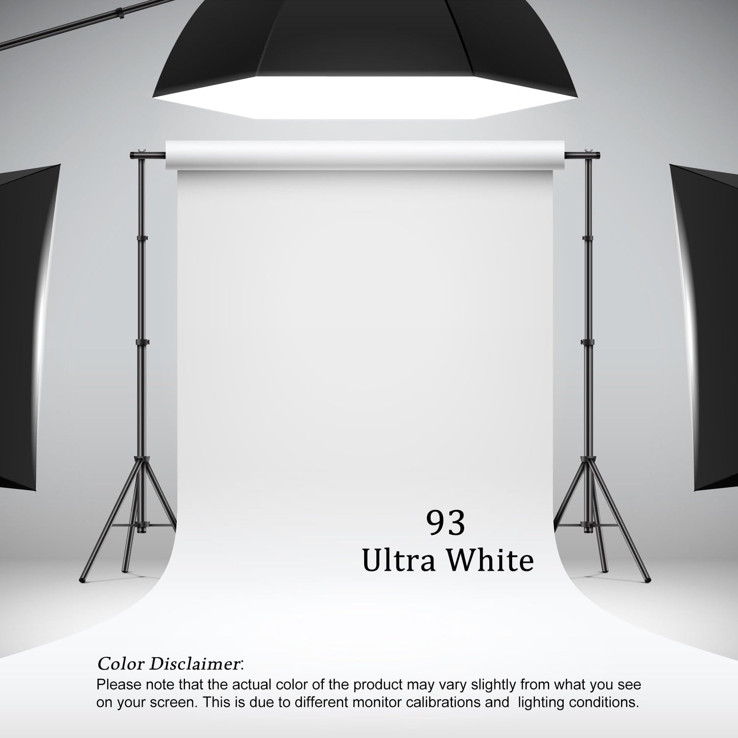Haboke Professional Seamless Paper Backdrop - 107" x 32.8ft