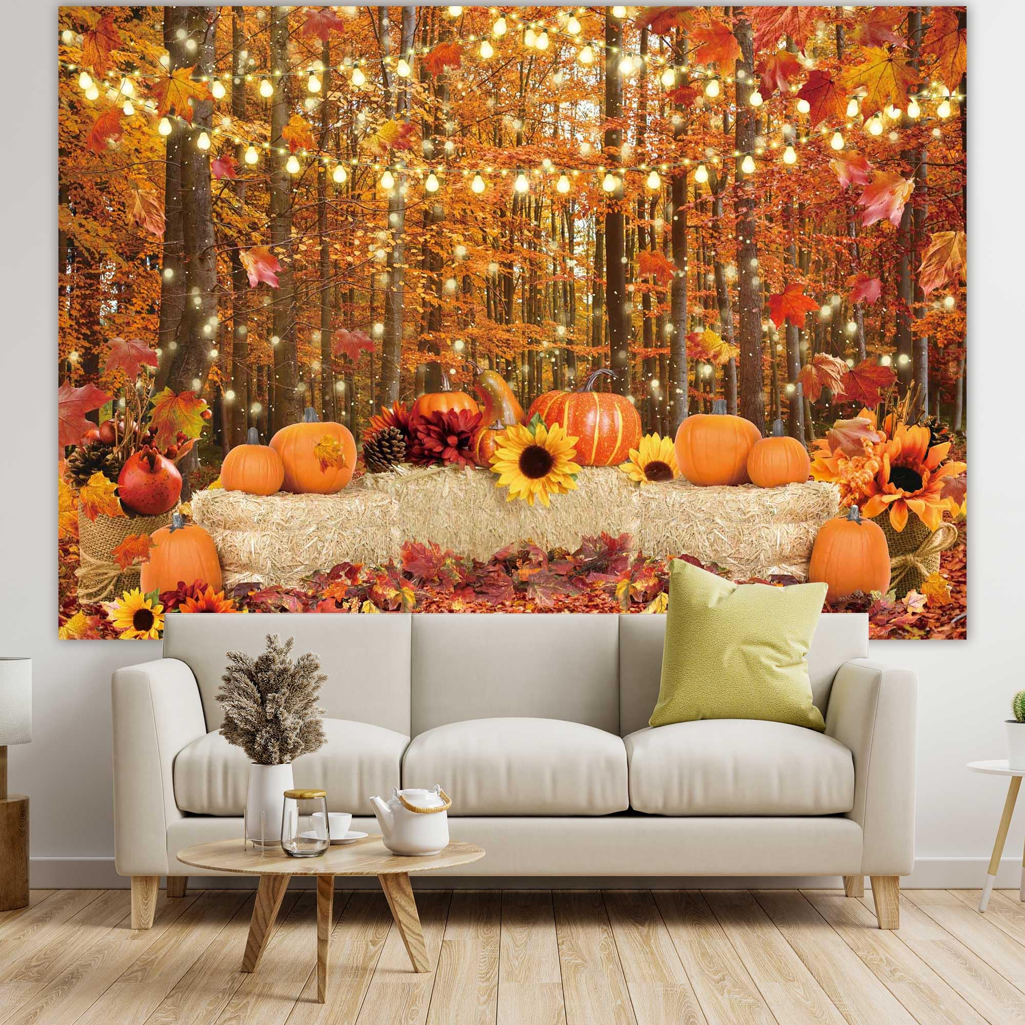 Fall Autumn Photo Backdrop for Photography Autumn Background Props